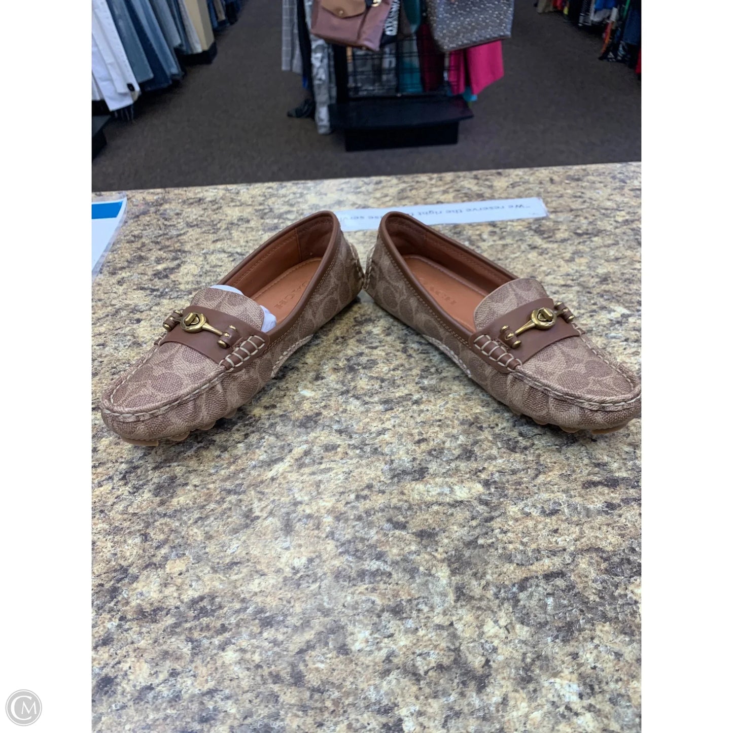 Shoes Designer By Coach In Brown, Size: 7