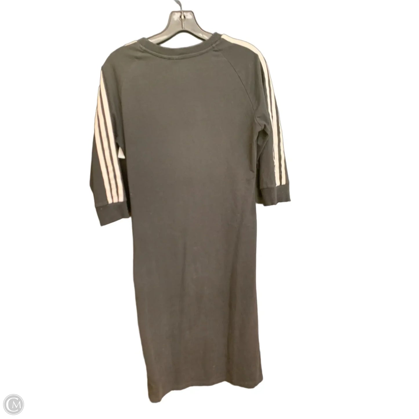 Athletic Dress By Adidas In Black & White, Size: L