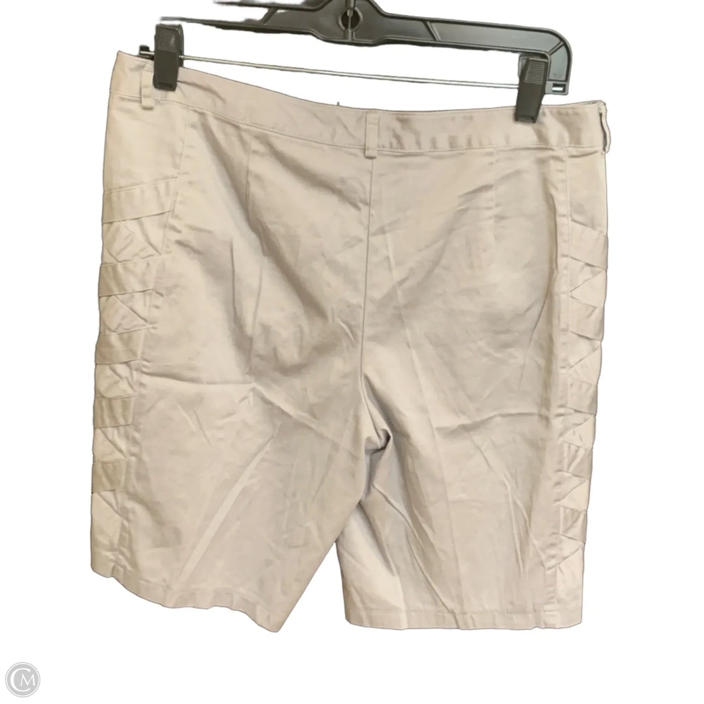 Capris By Nicole By Nicole Miller In Grey, Size: 10