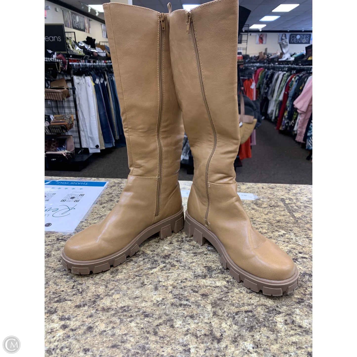 Boots Ankle Flats By Cmf In Leopard Print, Size: 8