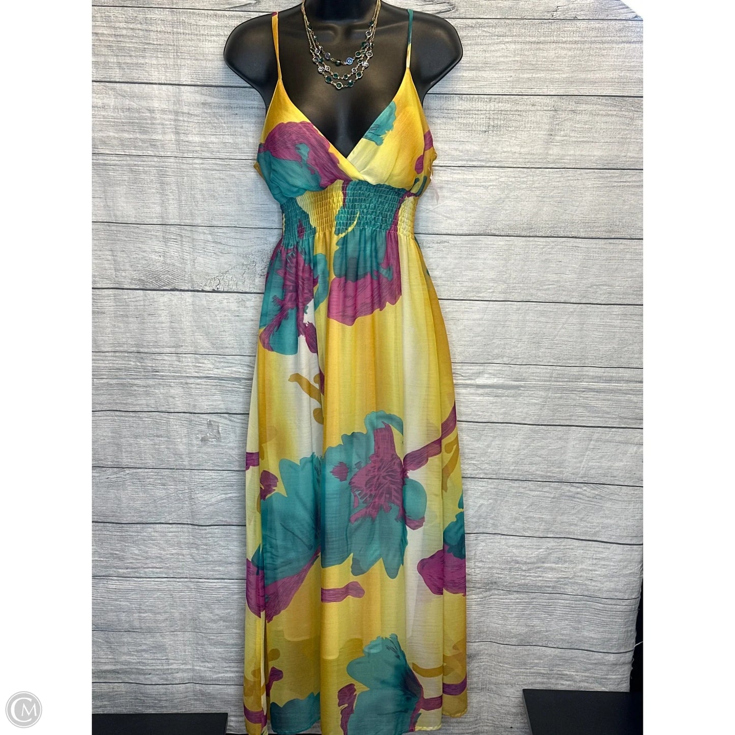 Dress Casual Maxi By Shes Cool In Yellow, Size: M