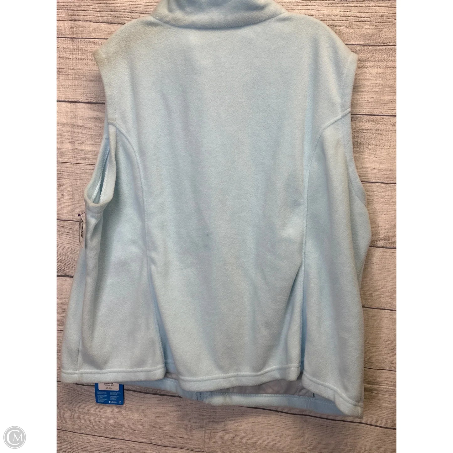 Vest Fleece By Columbia In Blue, Size: 3x