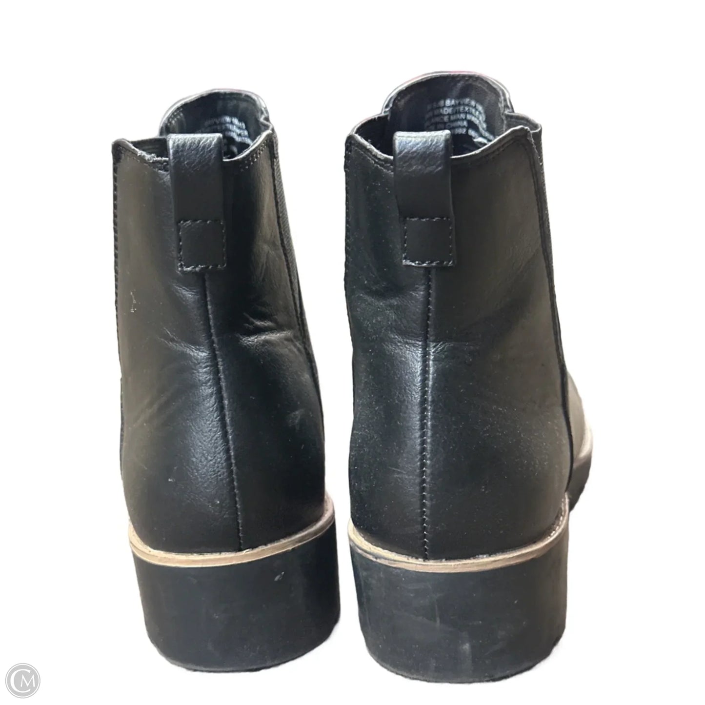 Boots Ankle Flats By St Johns Bay In Black, Size: 11