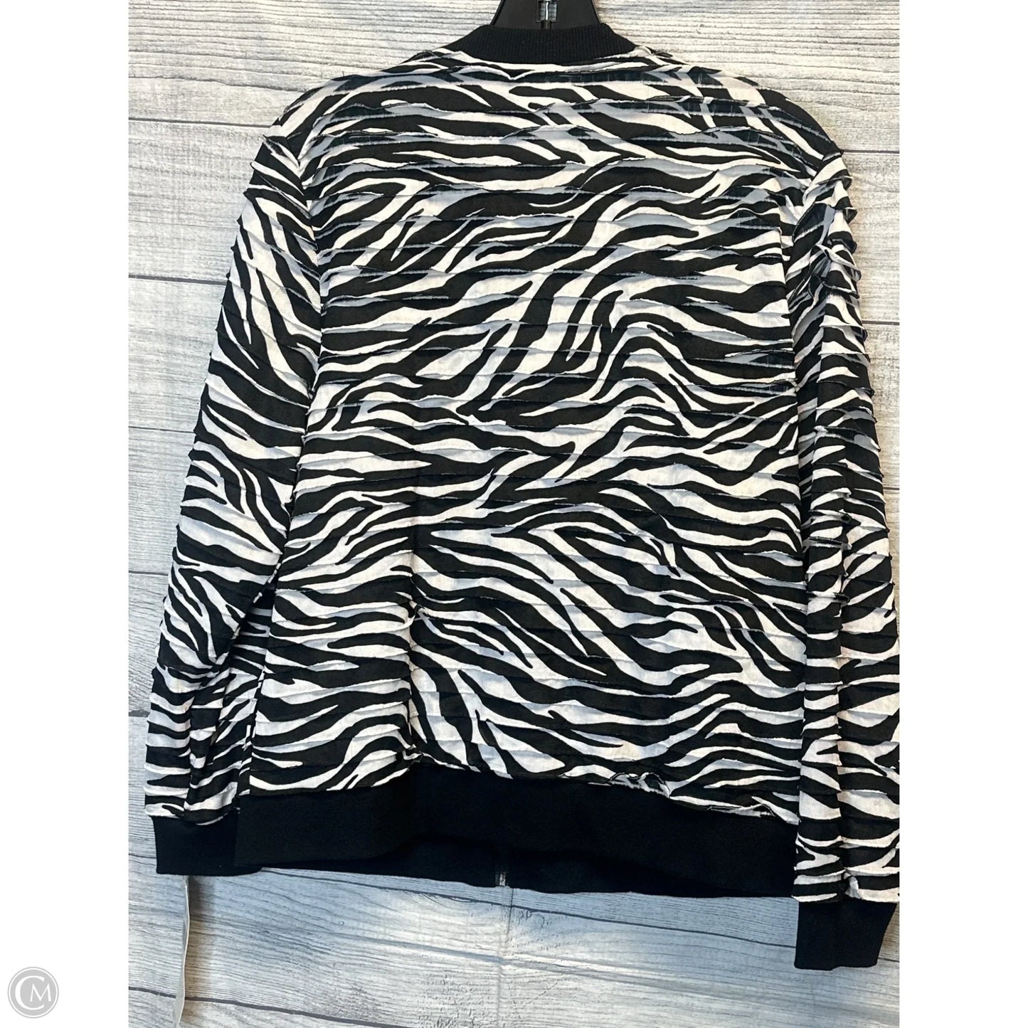Jacket Other By Alfred Dunner In Zebra Print, Size: 8p