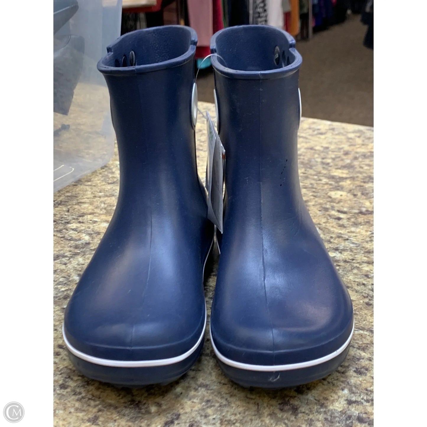 Boots Rain By Crocs In Navy, Size: 8