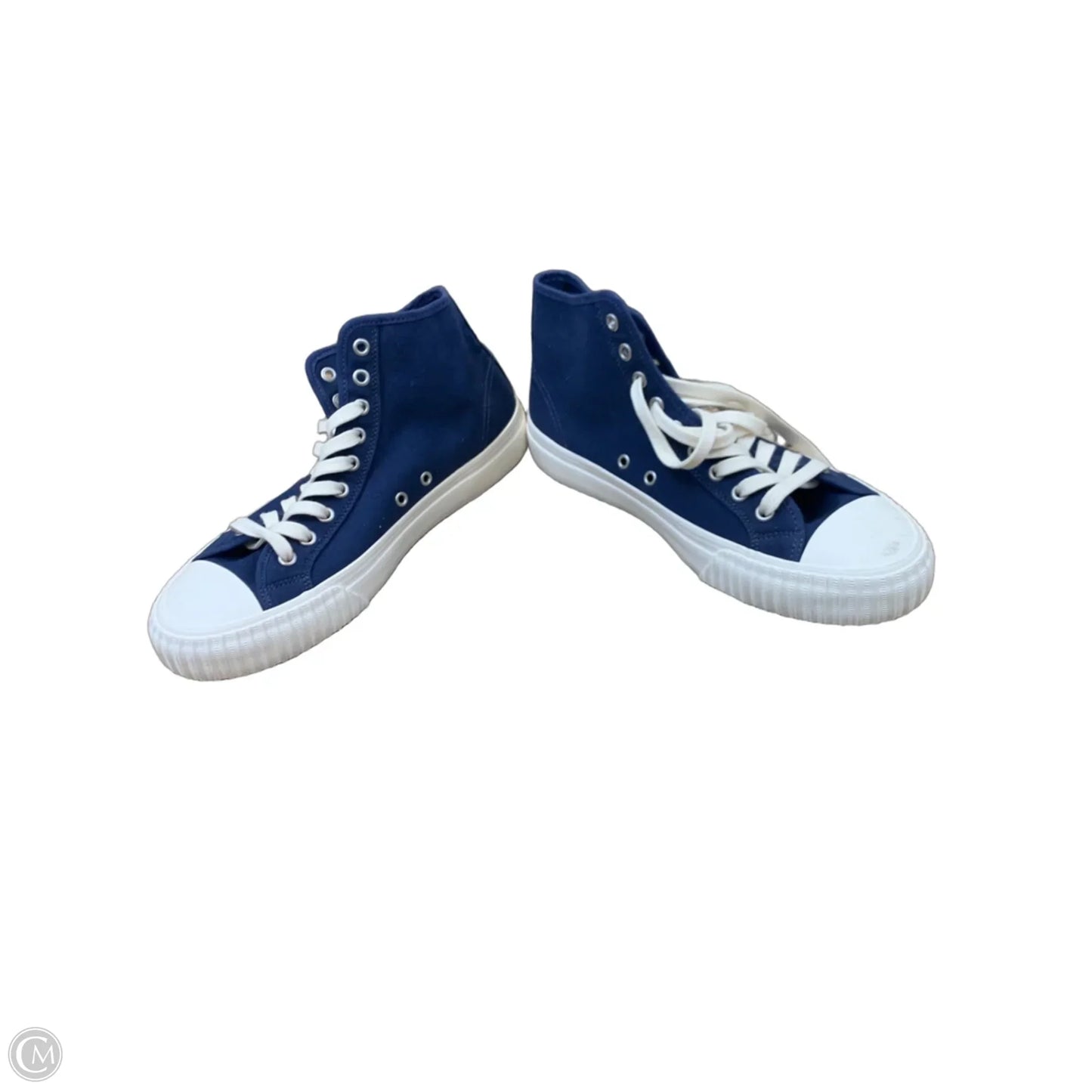Shoes Sneakers Platform By Cmf In Blue & White, Size: 11