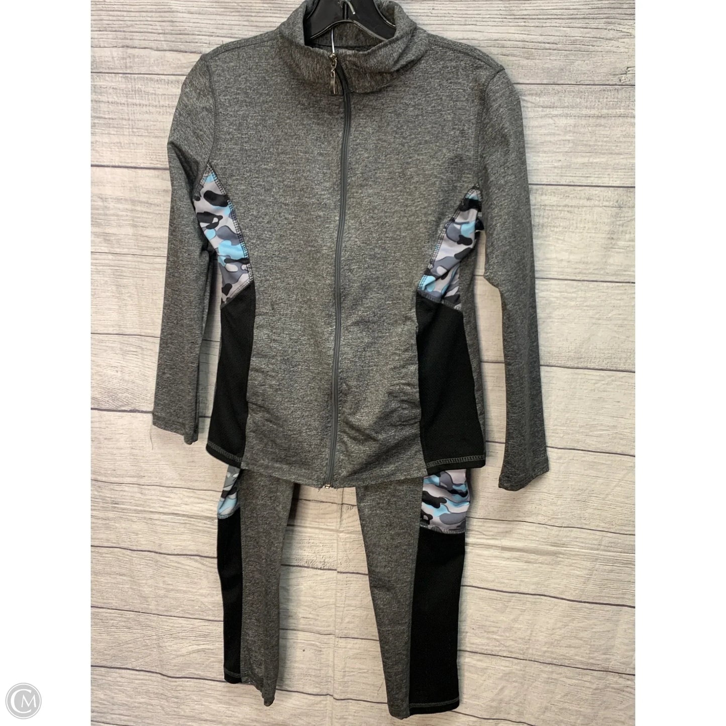 Athletic Pants 2pc By Clothes Mentor In Grey, Size: M