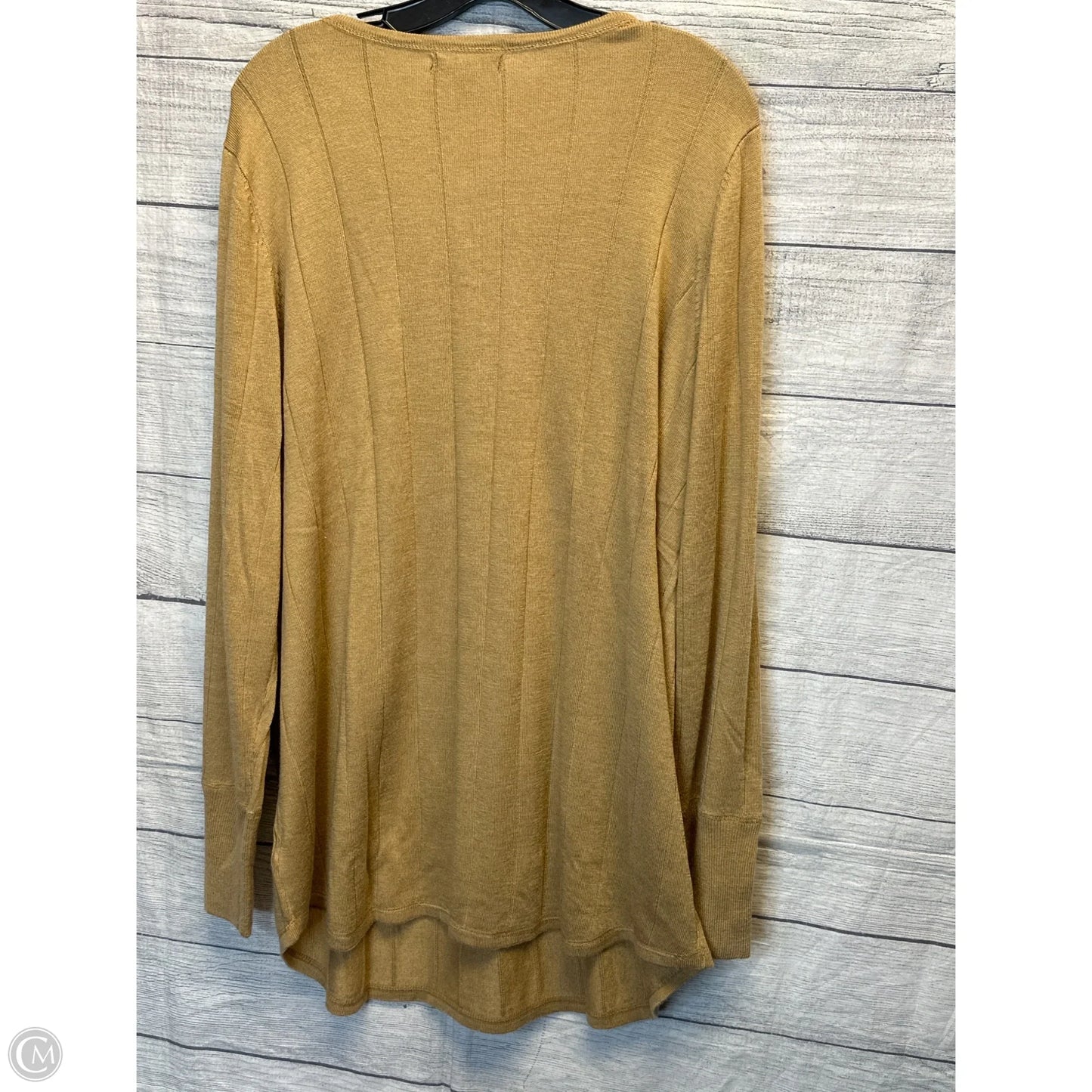 Top Long Sleeve By Romans In Tan, Size: L