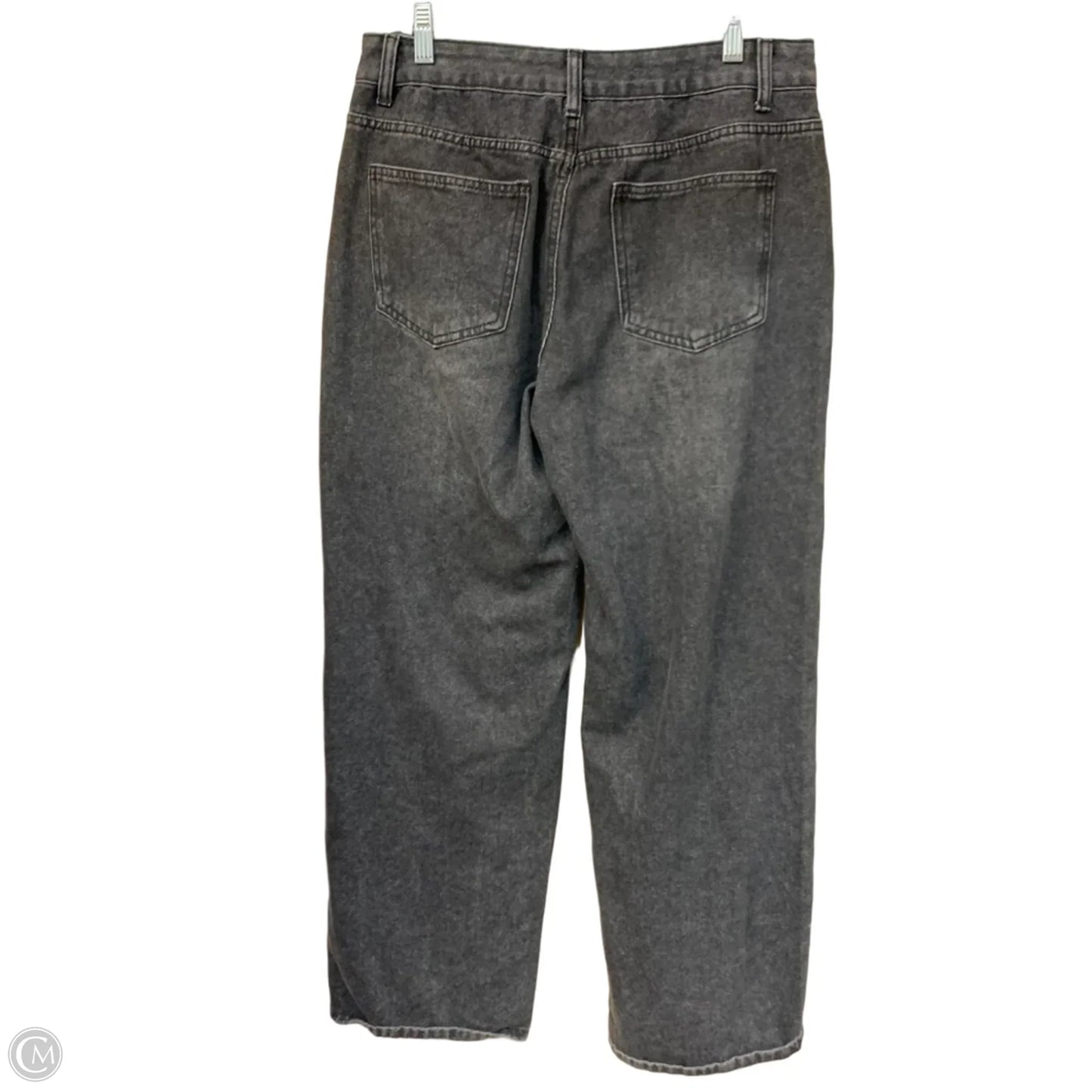 Jeans Wide Leg By Cmf In Black Denim, Size: M