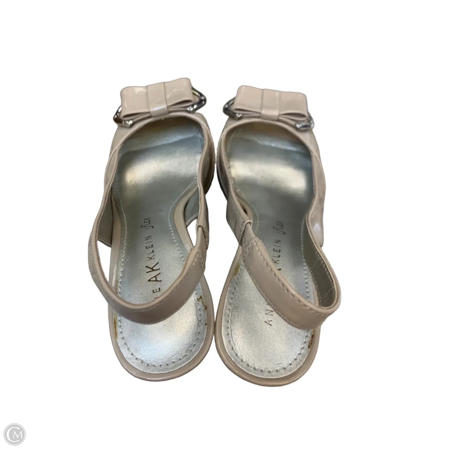 Sandals Heels Kitten By Anne Klein In Beige, Size: 7