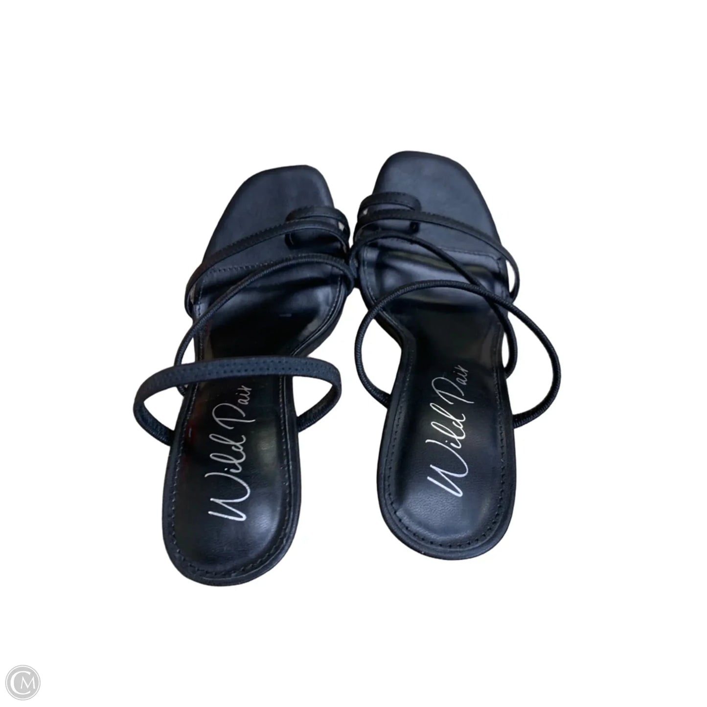Sandals Heels Stiletto By Cmf In Black, Size: 6.5