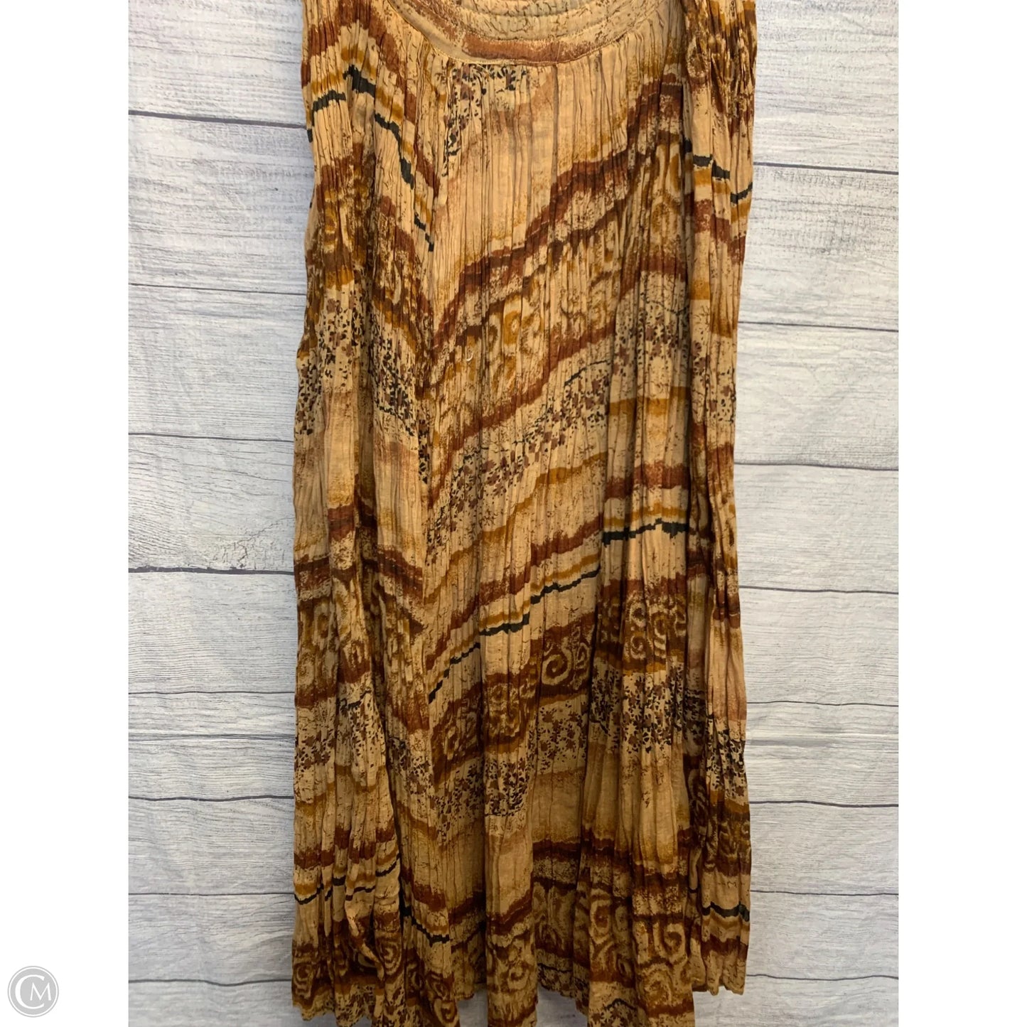 Skirt Maxi By Cmf In Brown, Size: 1x
