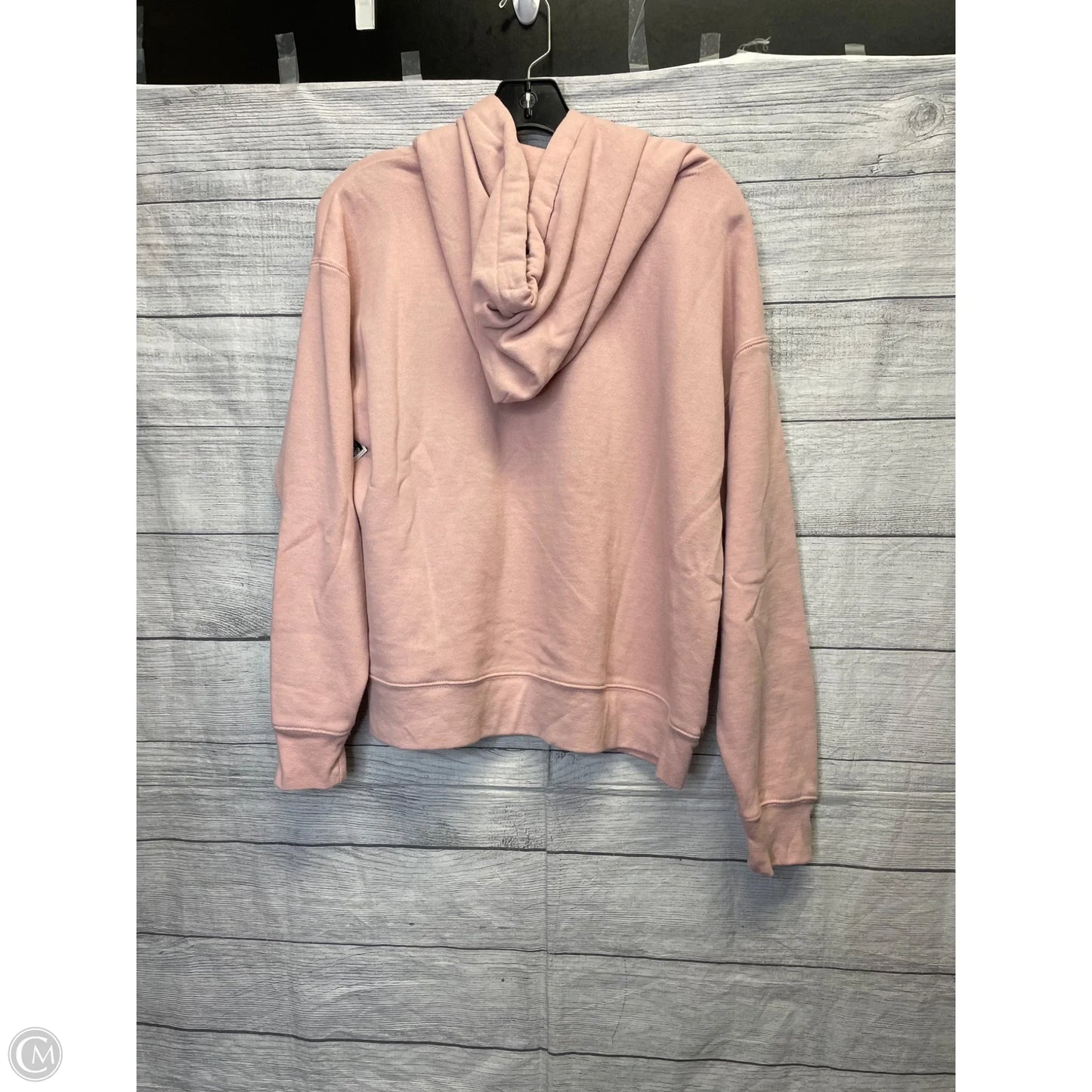 Sweatshirt Hoodie By Calvin Klein In Pink, Size: L