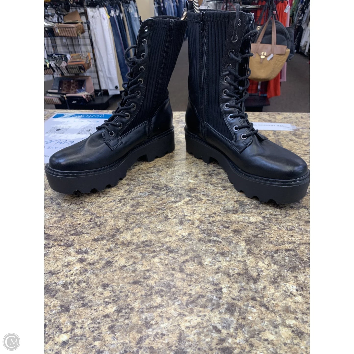 Boots Combat By Bar Iii In Black, Size: 9