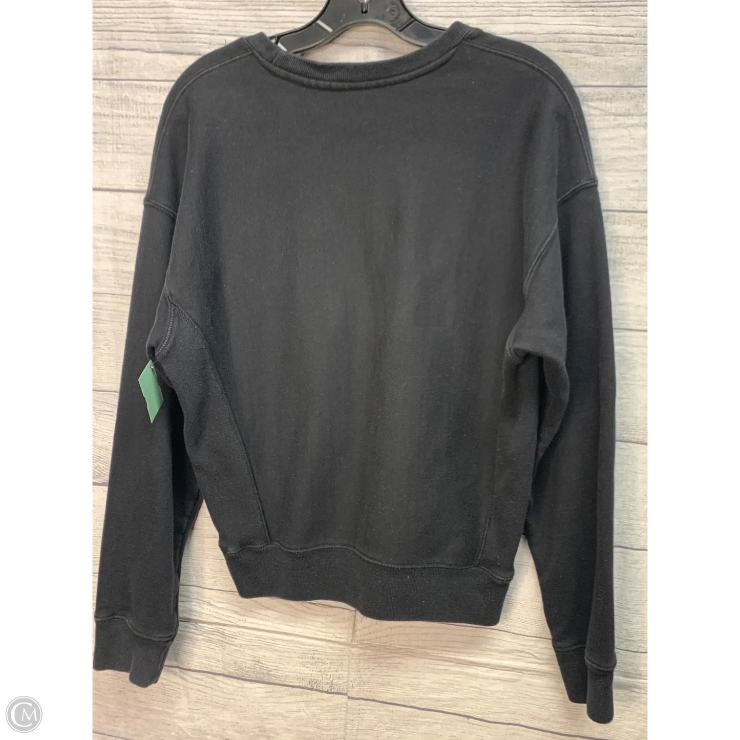 Sweatshirt Crewneck By Champion In Black, Size: M