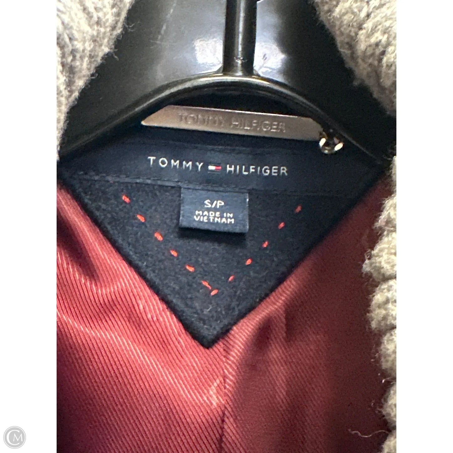 Coat Wool By Tommy Hilfiger In Navy, Size: S