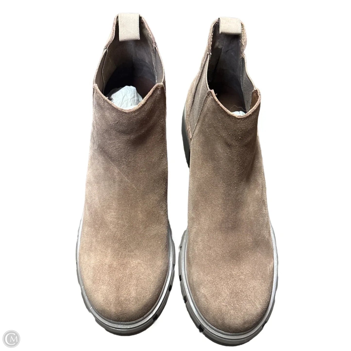 Boots Ankle Flats By Steve Madden In Brown, Size: 11