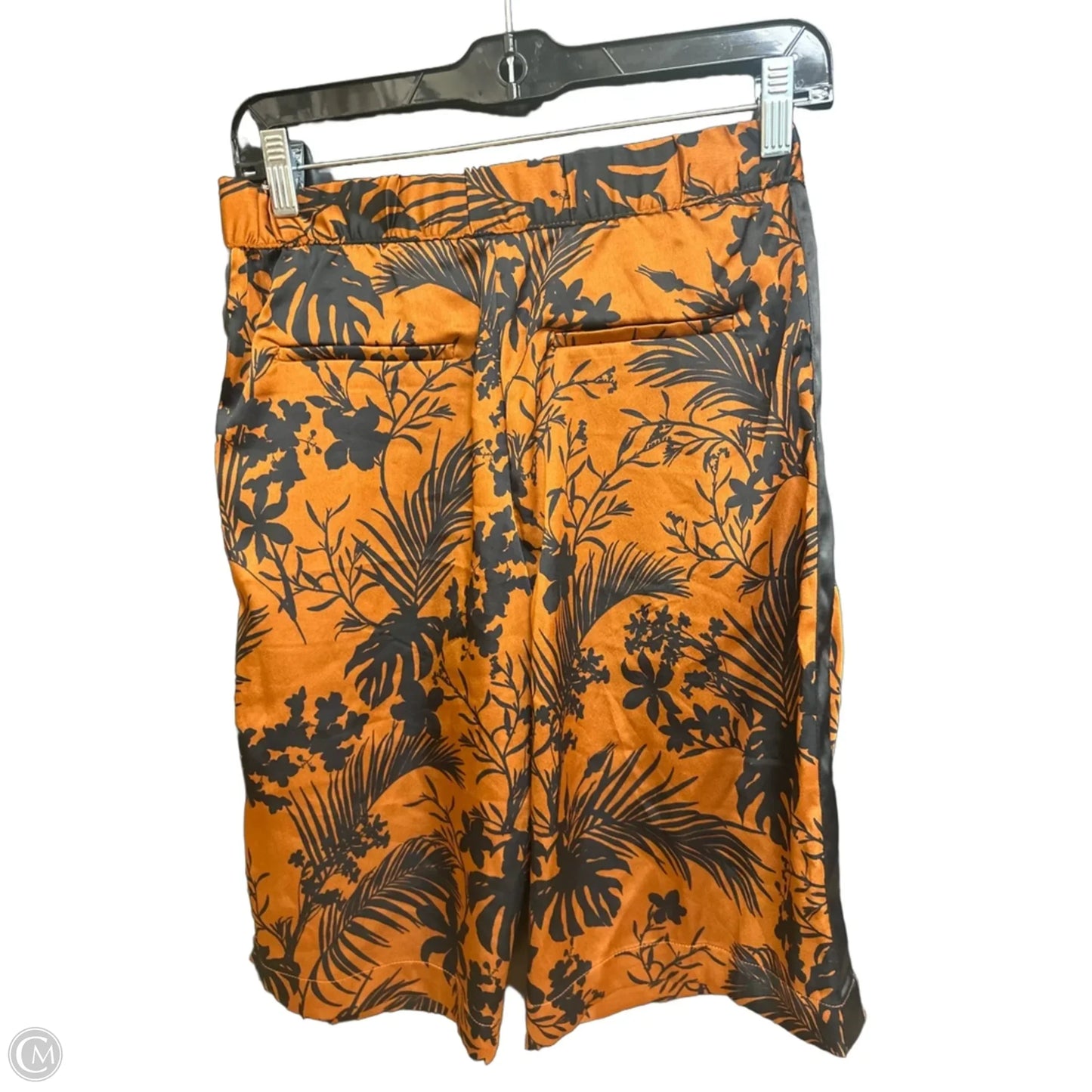 Shorts By Future Collective In Black & Orange, Size: Xxs