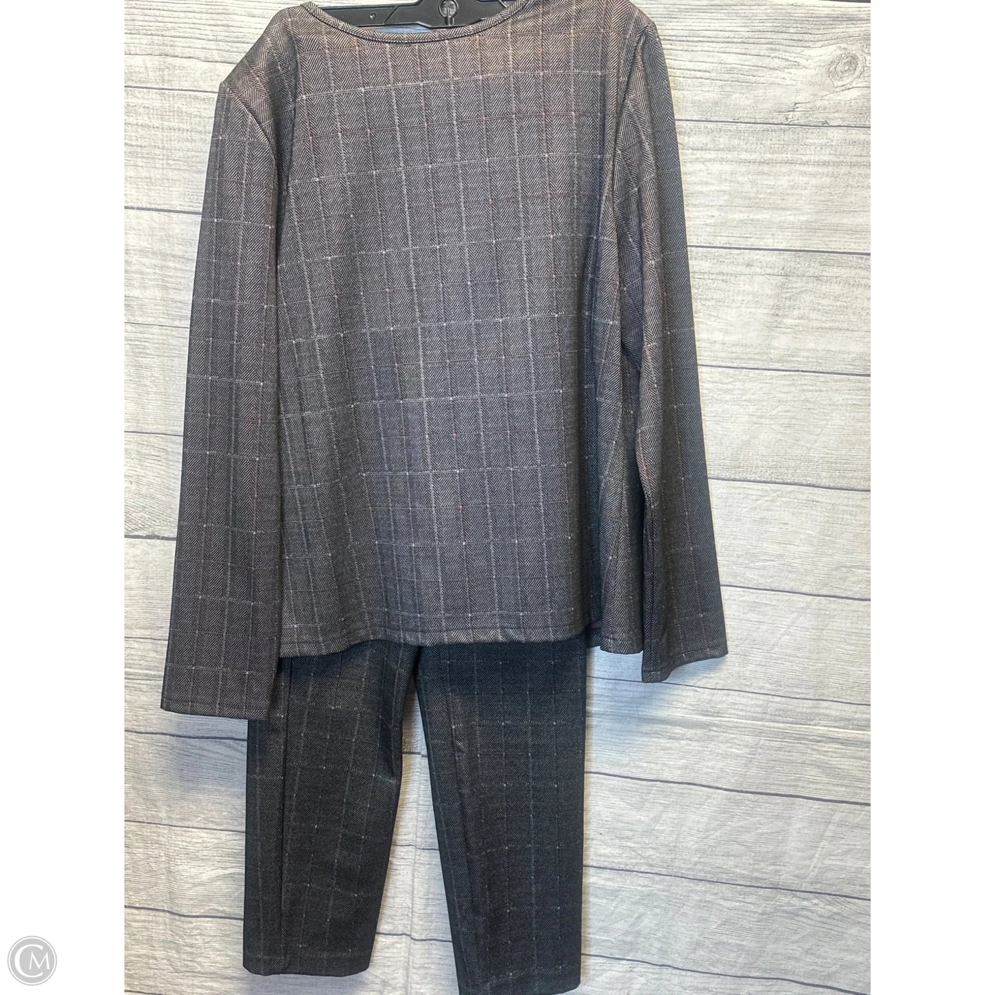 Top Long Sleeve By Nanette Lepore In Black & Pink, Size: Xl