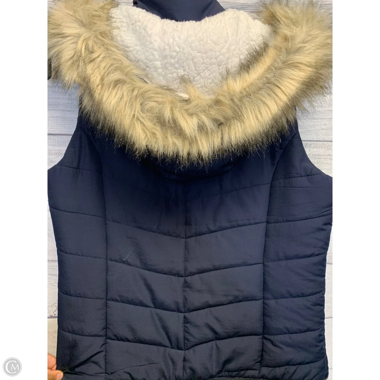 Athletic Jacket By Aeropostale In Navy, Size: M