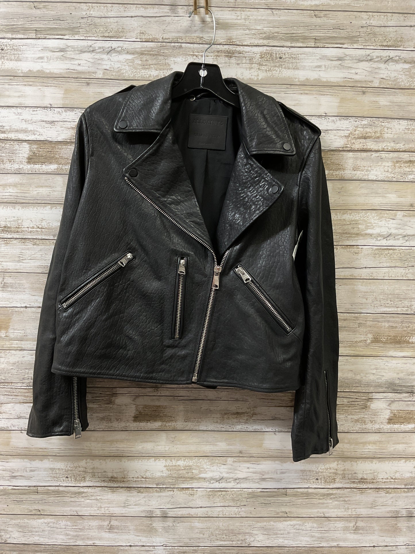 Jacket Designer By All Saints In Black, Size:8