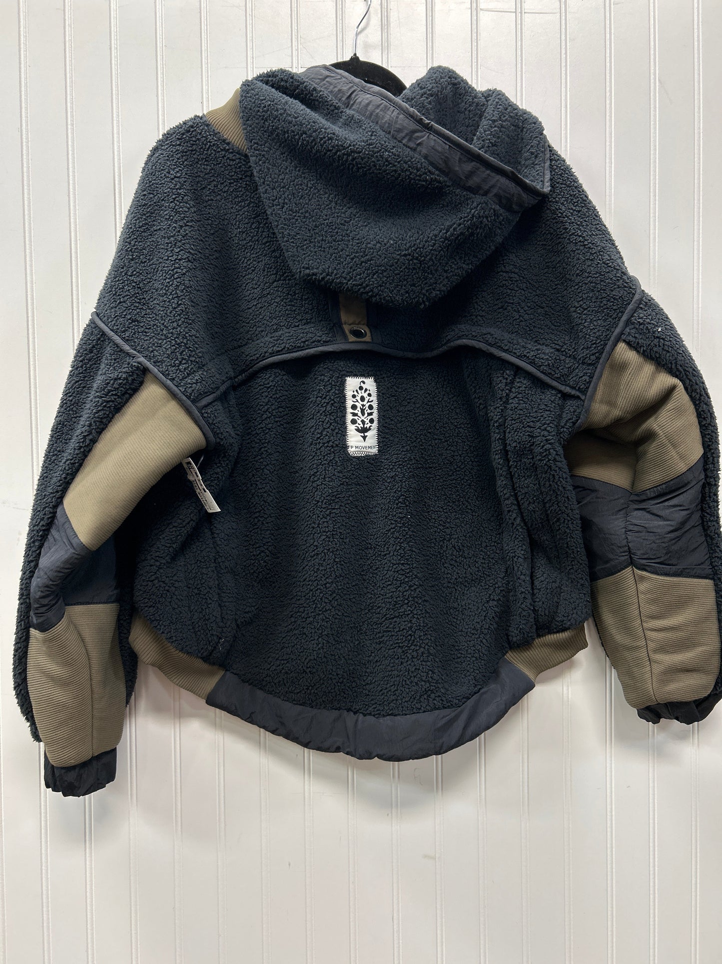 Jacket Fleece By Free People In Navy, Size:S