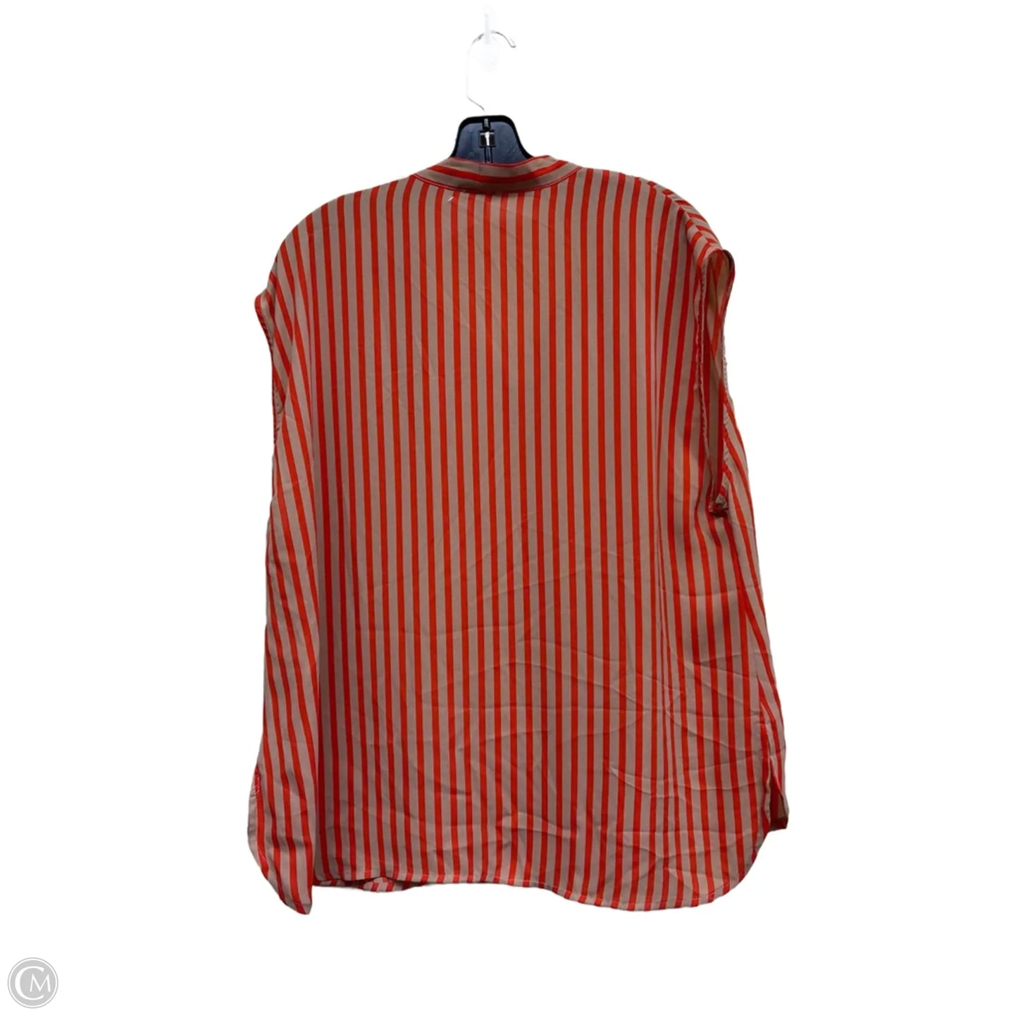 Top Sleeveless By Bar Iii In Orange & Tan, Size: 1x