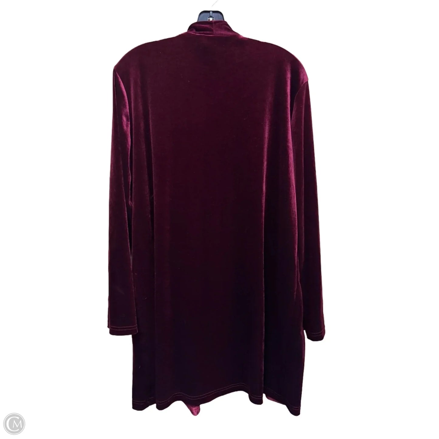 Cardigan By Clothes Mentor In Red, Size: Xxl