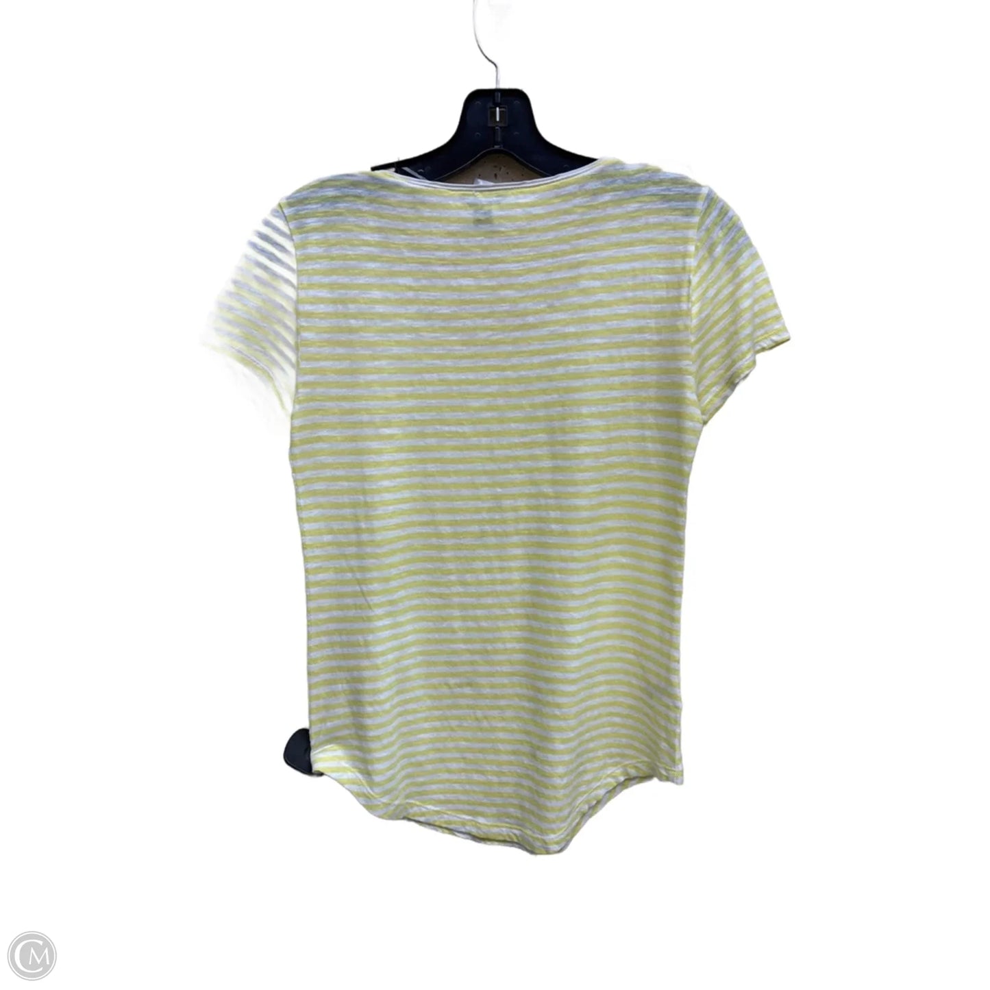 Top Short Sleeve By Ann Taylor In Yellow, Size: Xs
