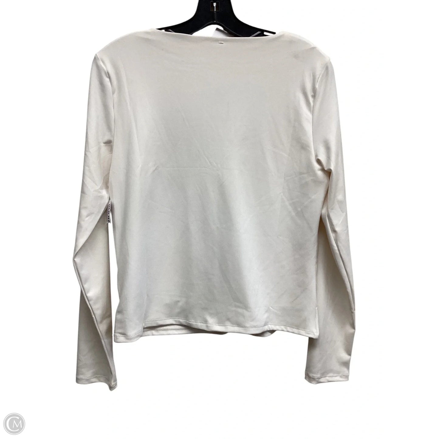 Top Long Sleeve By Old Navy In Cream, Size: L