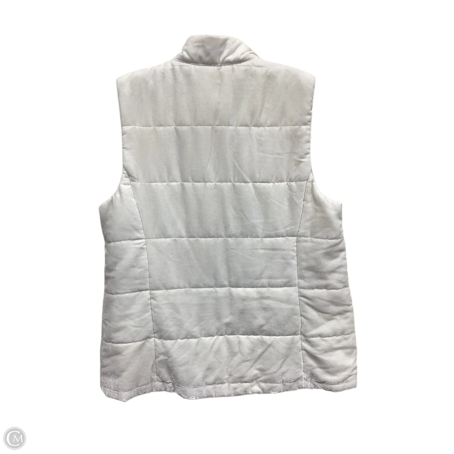 Vest Puffer & Quilted By J. Jill In Cream, Size: M