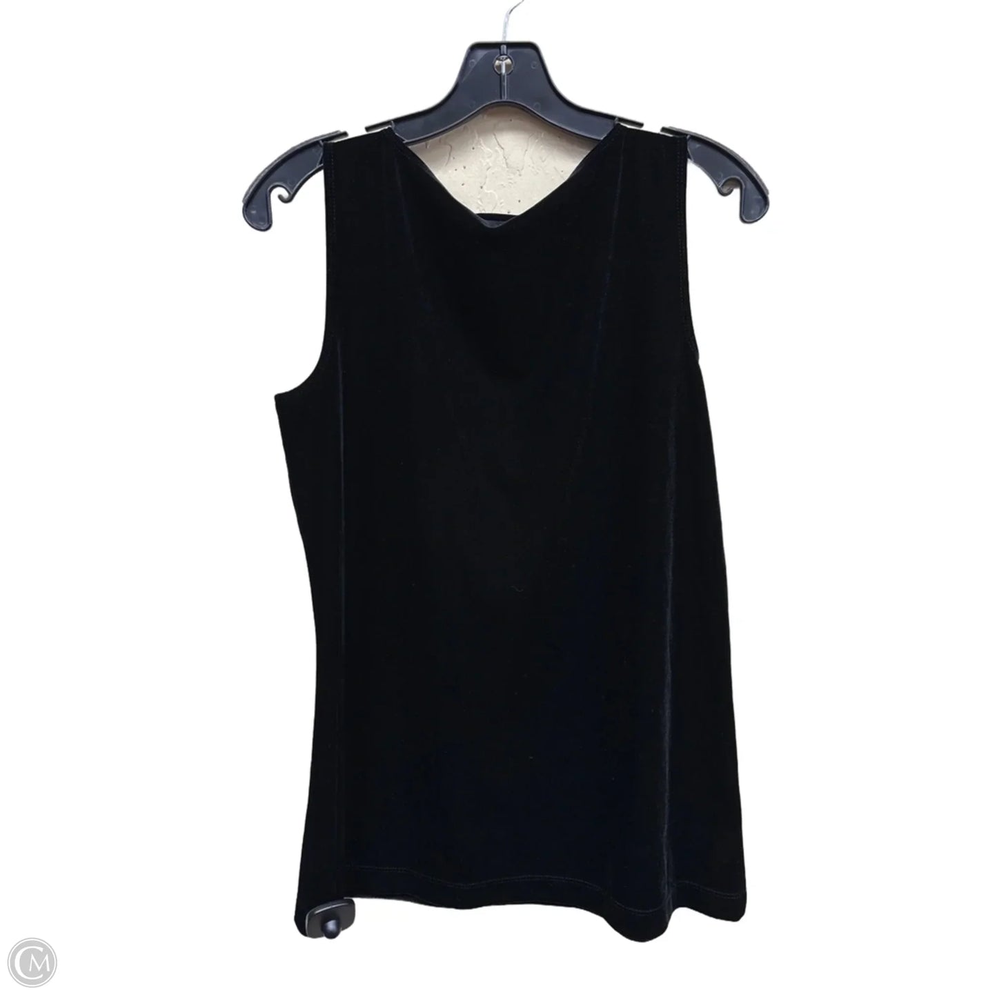 Top Sleeveless By Chicos In Black, Size: S
