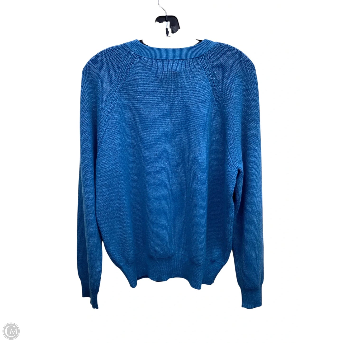 Sweater By Ann Taylor In Blue, Size: Xl