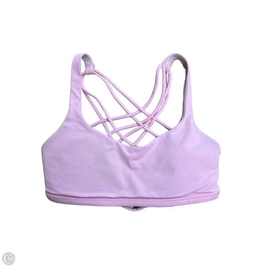 Athletic Bra By Lululemon In Pink, Size: 4