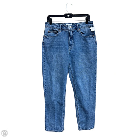 Jeans Straight By H&m In Blue Denim, Size: 12