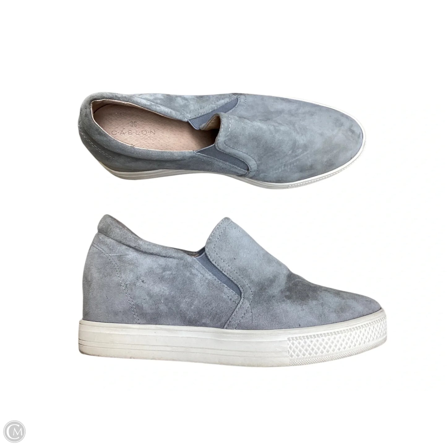 Shoes Heels Wedge By Caslon In Grey, Size: 7.5