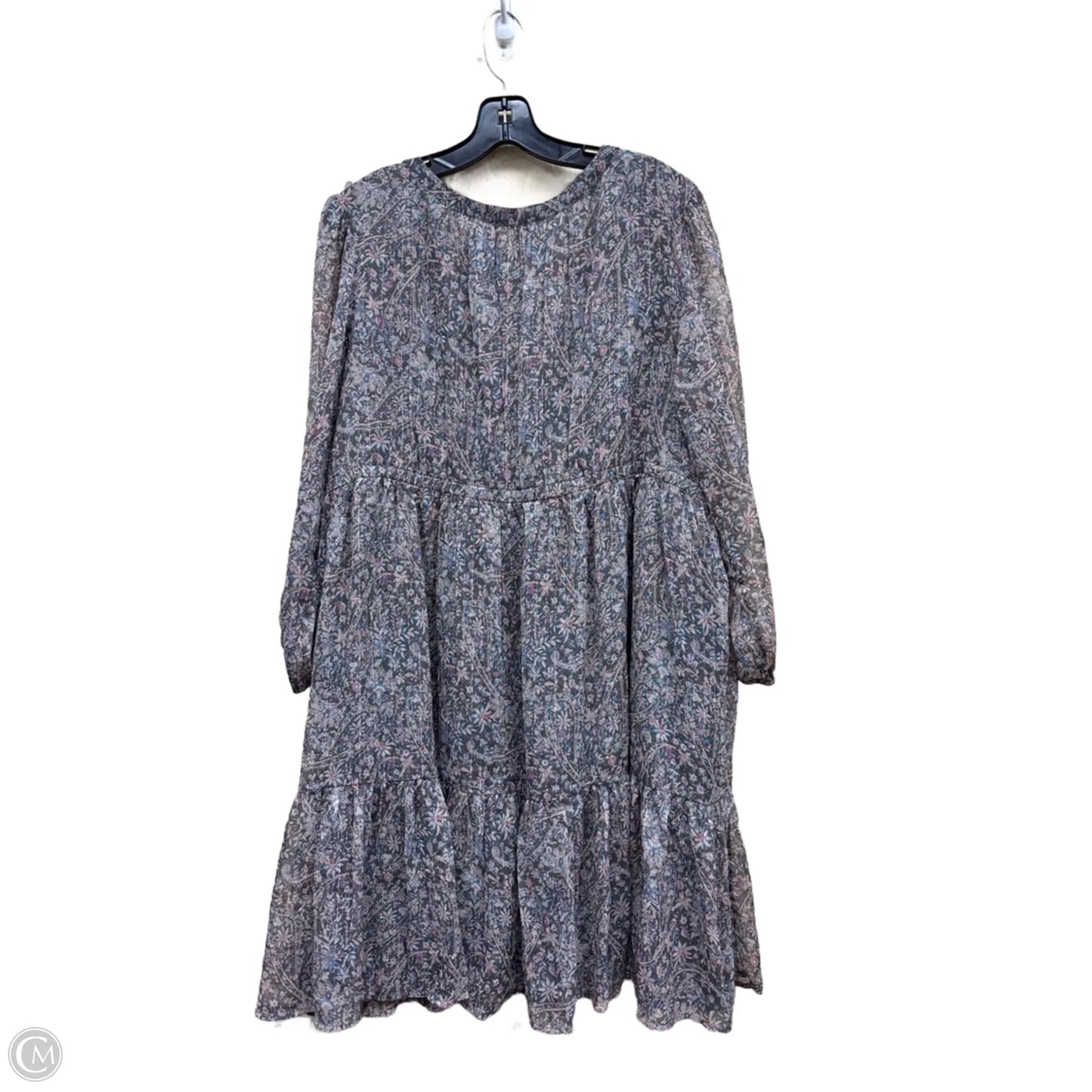 Dress Casual Short By Lucky Brand In Floral Print, Size: Xxl