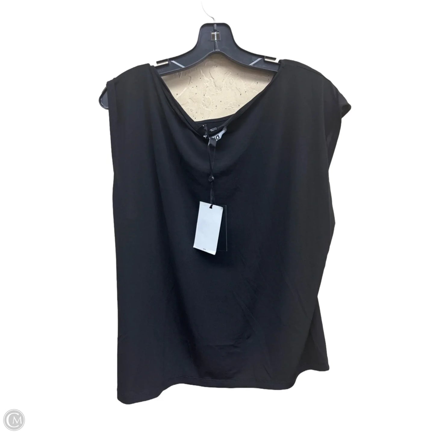 Top Sleeveless By Dkny In Black, Size: Xxl
