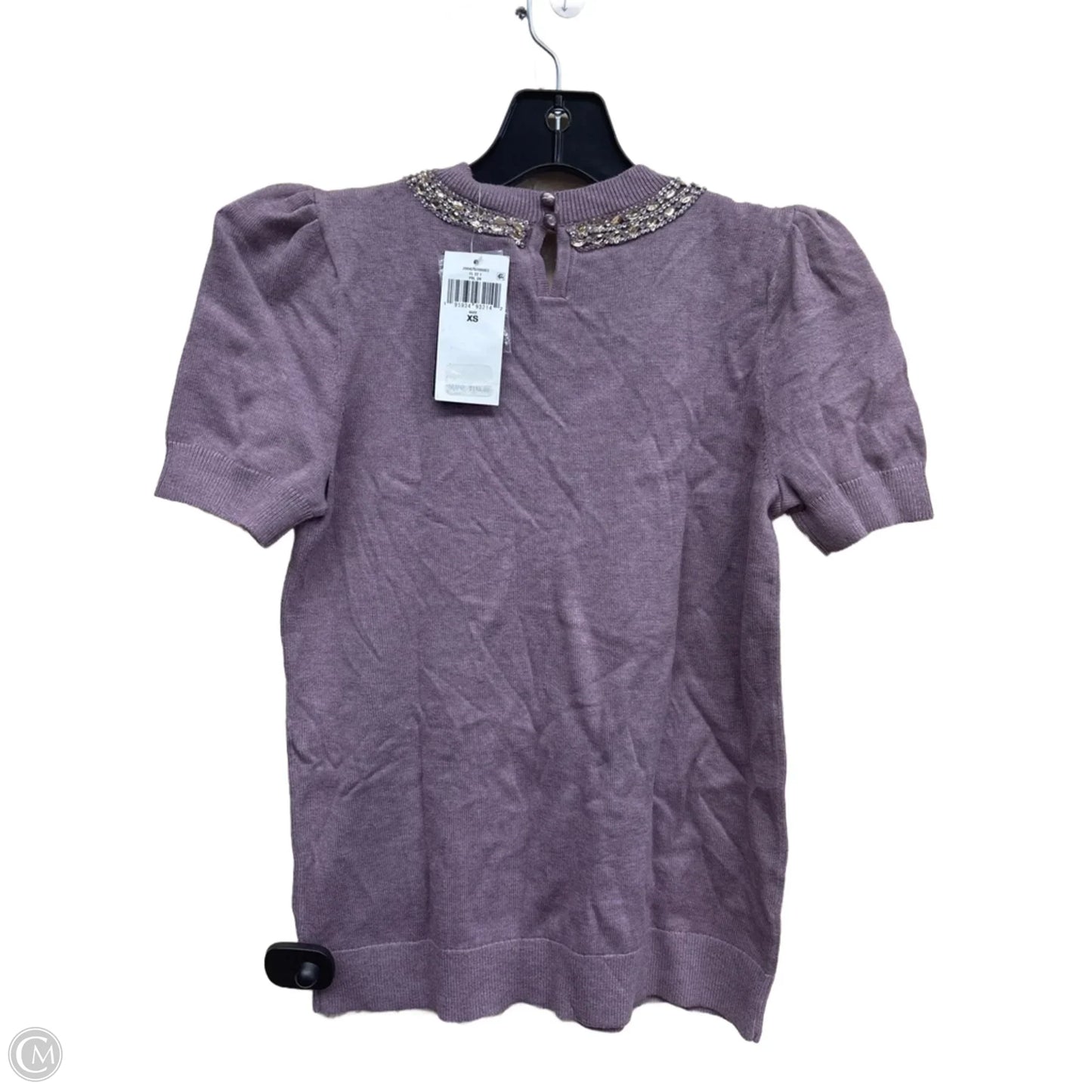 Top Short Sleeve By Lauren By Ralph Lauren In Purple, Size: Xs