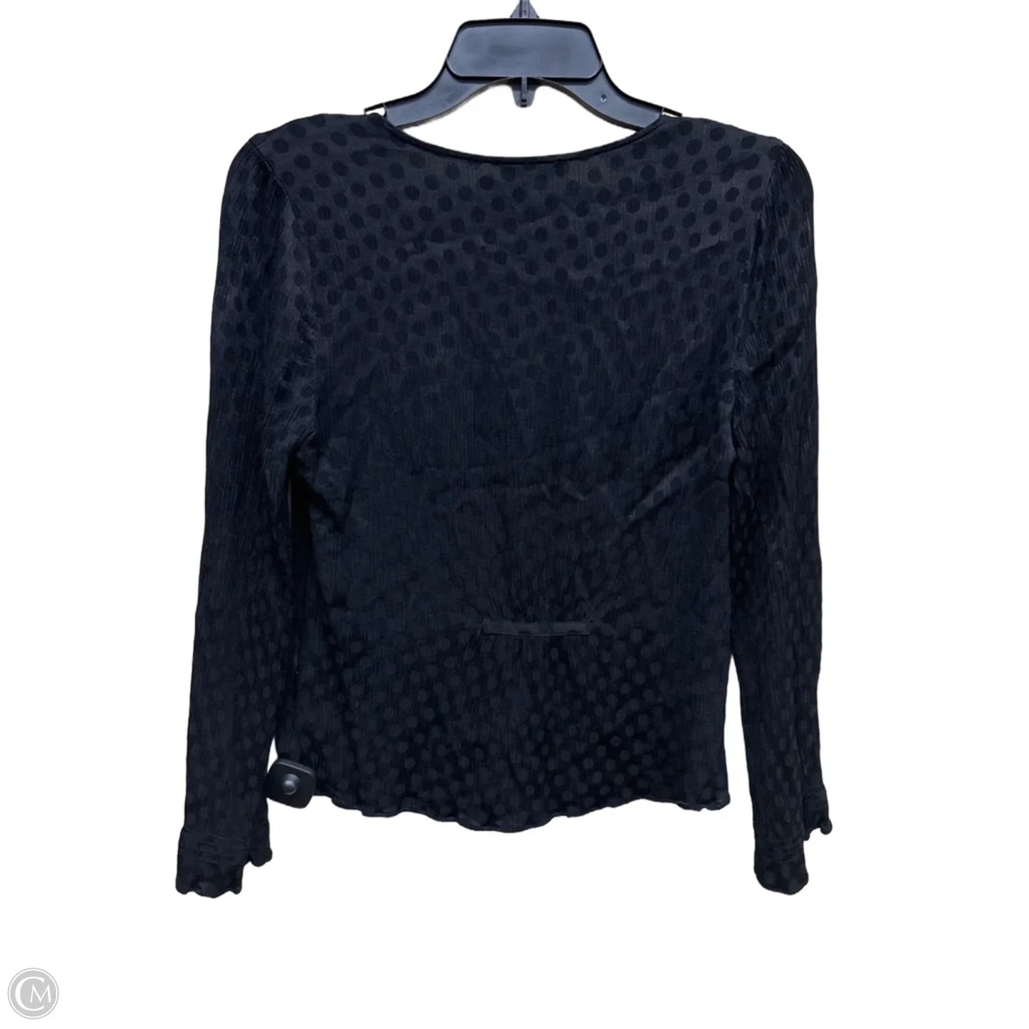 Top Long Sleeve By Madewell In Black, Size: 8