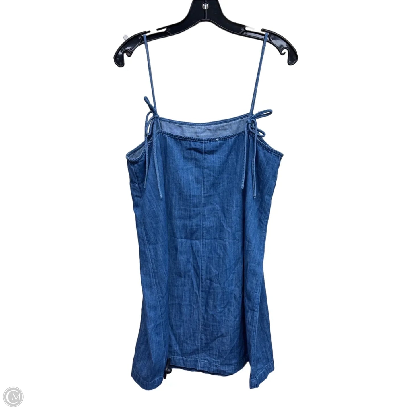 Dress Casual Midi By Old Navy In Blue Denim, Size: L
