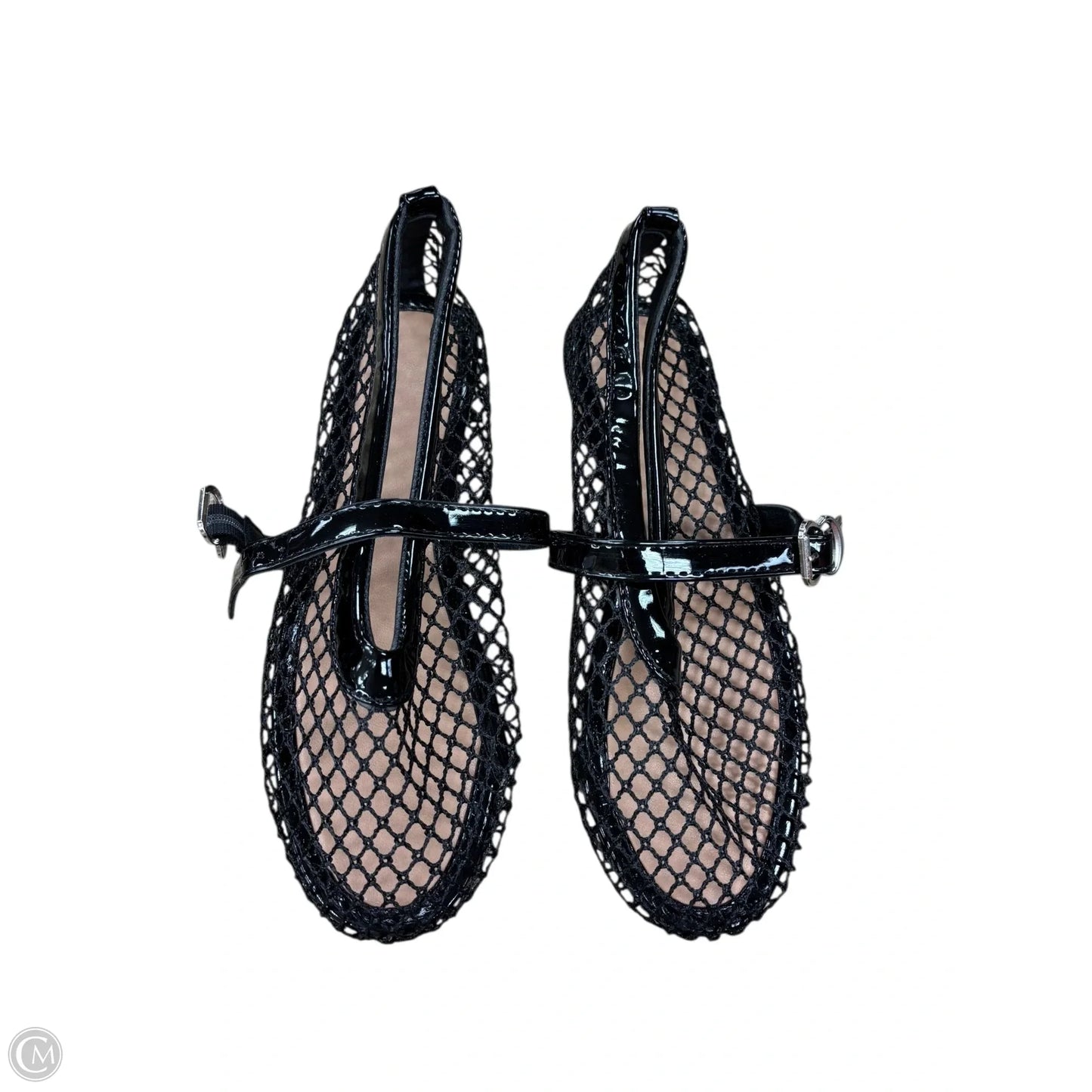 Shoes Flats By Clothes Mentor In Black, Size: 8