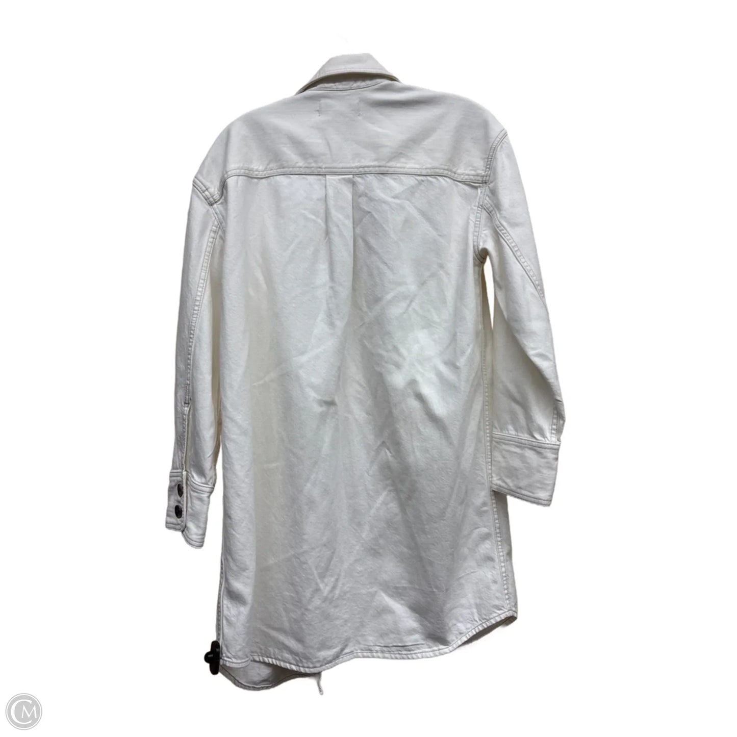 Jacket Denim By Madewell In Cream, Size: Xs