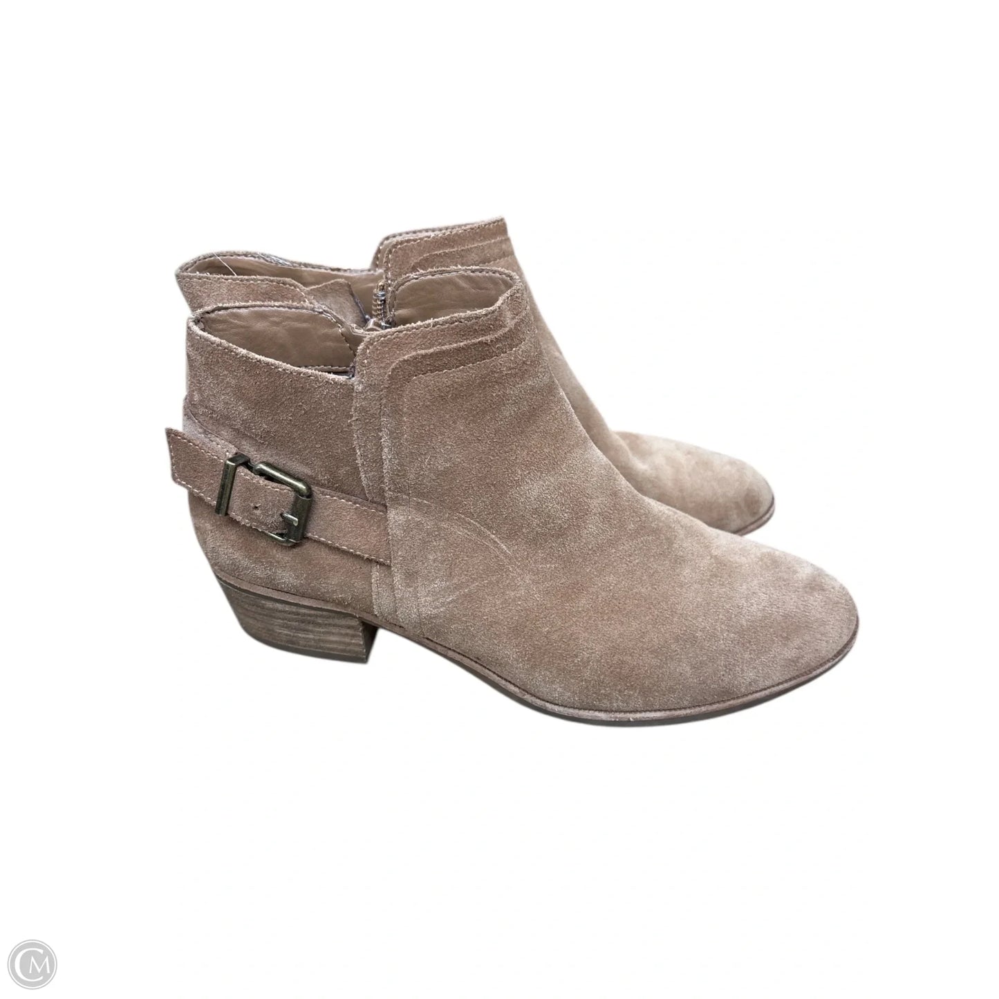 Boots Ankle Heels By Gianni Bini In Brown, Size: 6.5