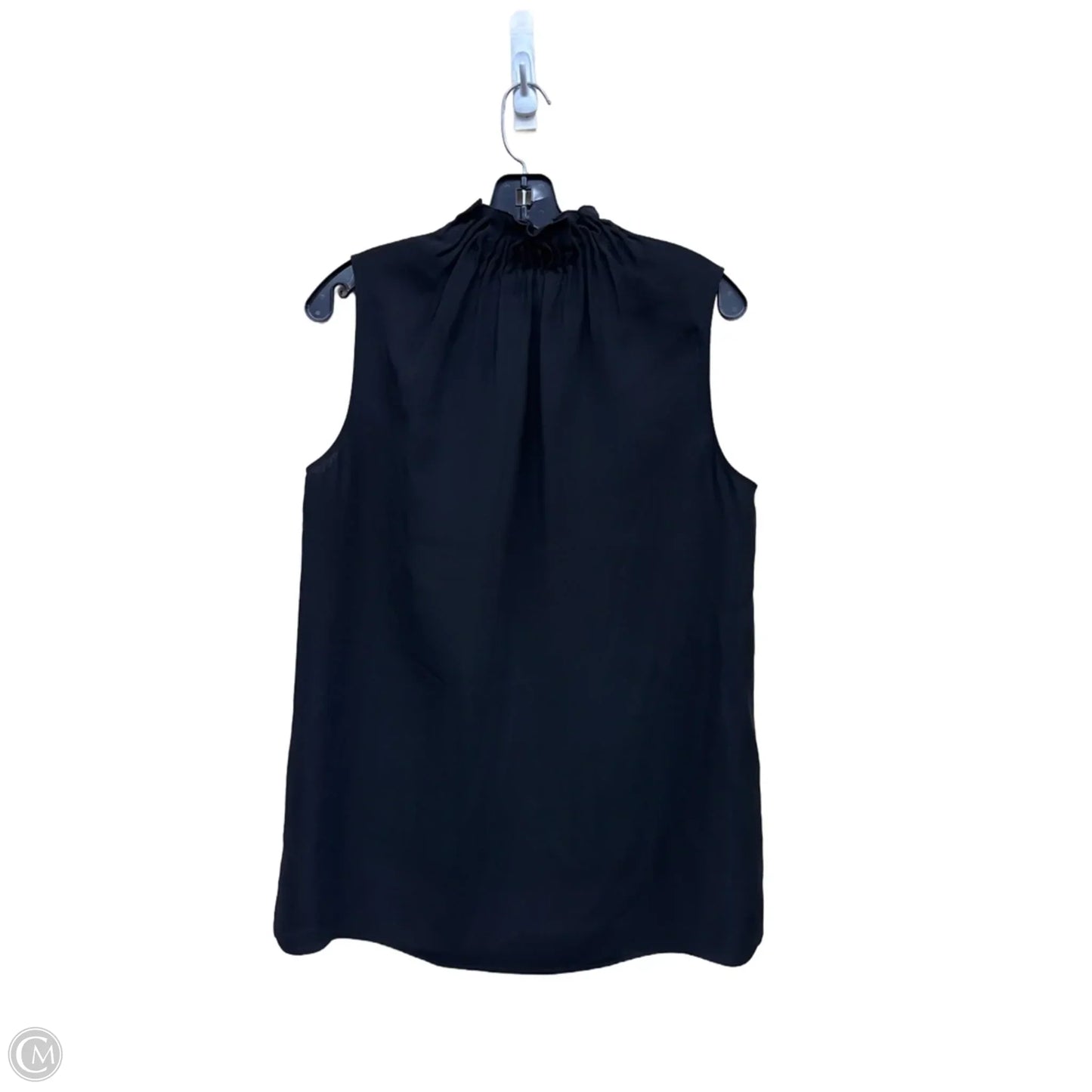 Top Sleeveless Designer By Lafayette 148 In Black, Size: M