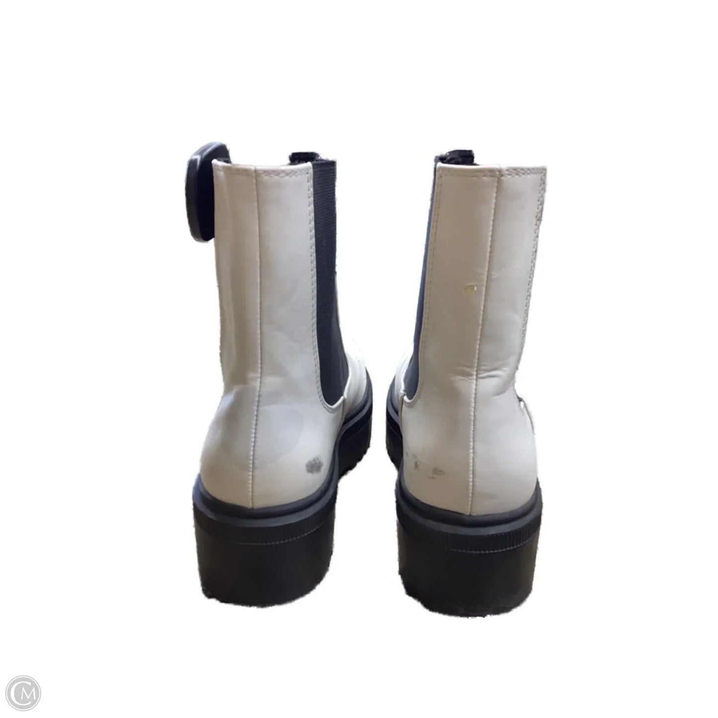 Boots Combat By Soda In White, Size: 6.5