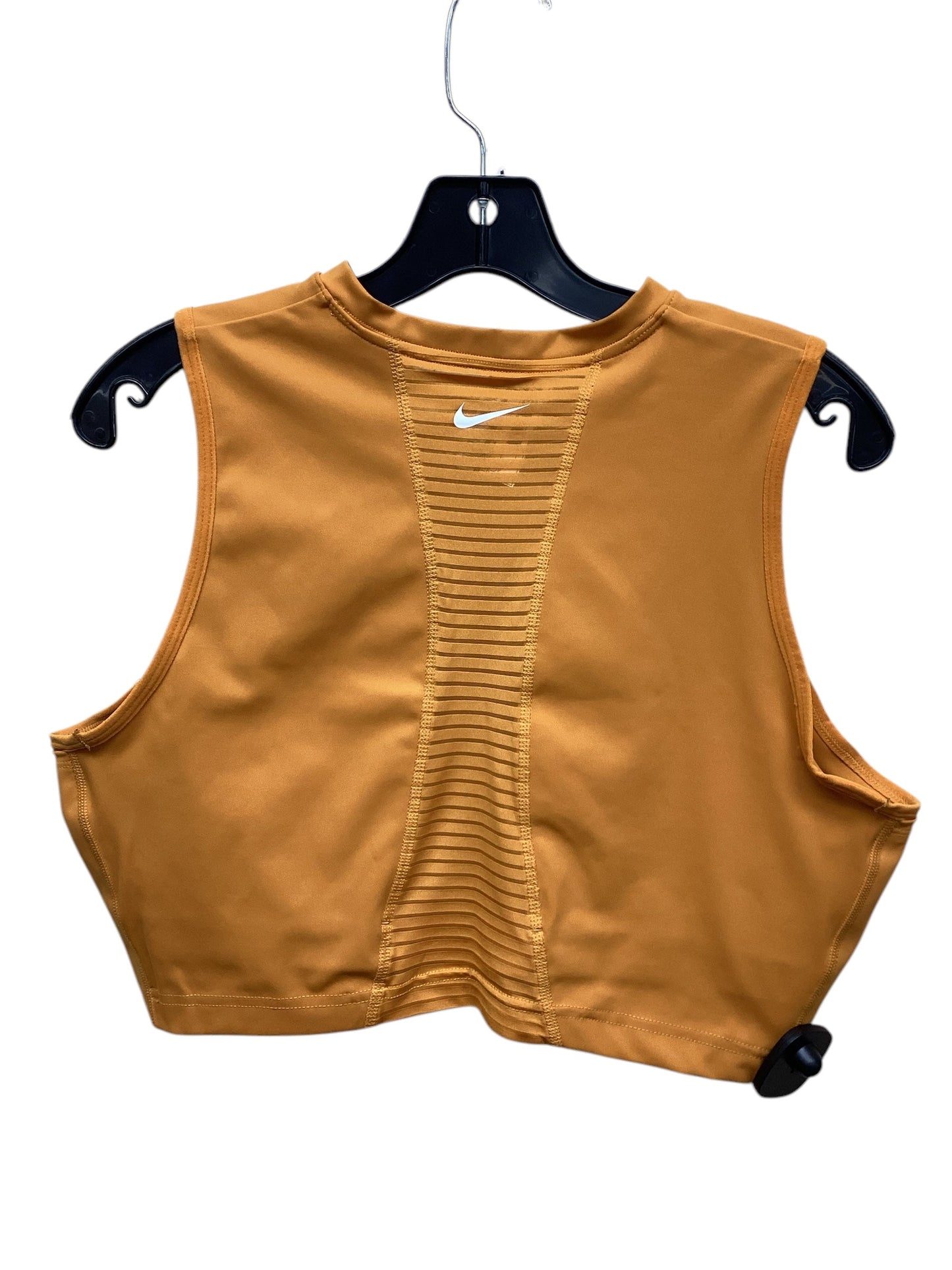 Top Sleeveless By Nike In Orange, Size: Xl