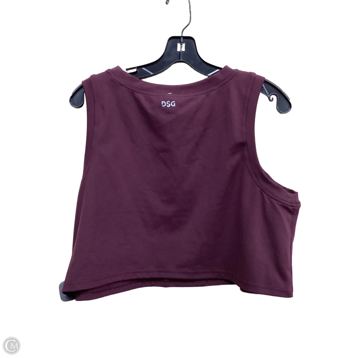 Athletic Tank Top By Dsg Outerwear In Purple, Size: 1x