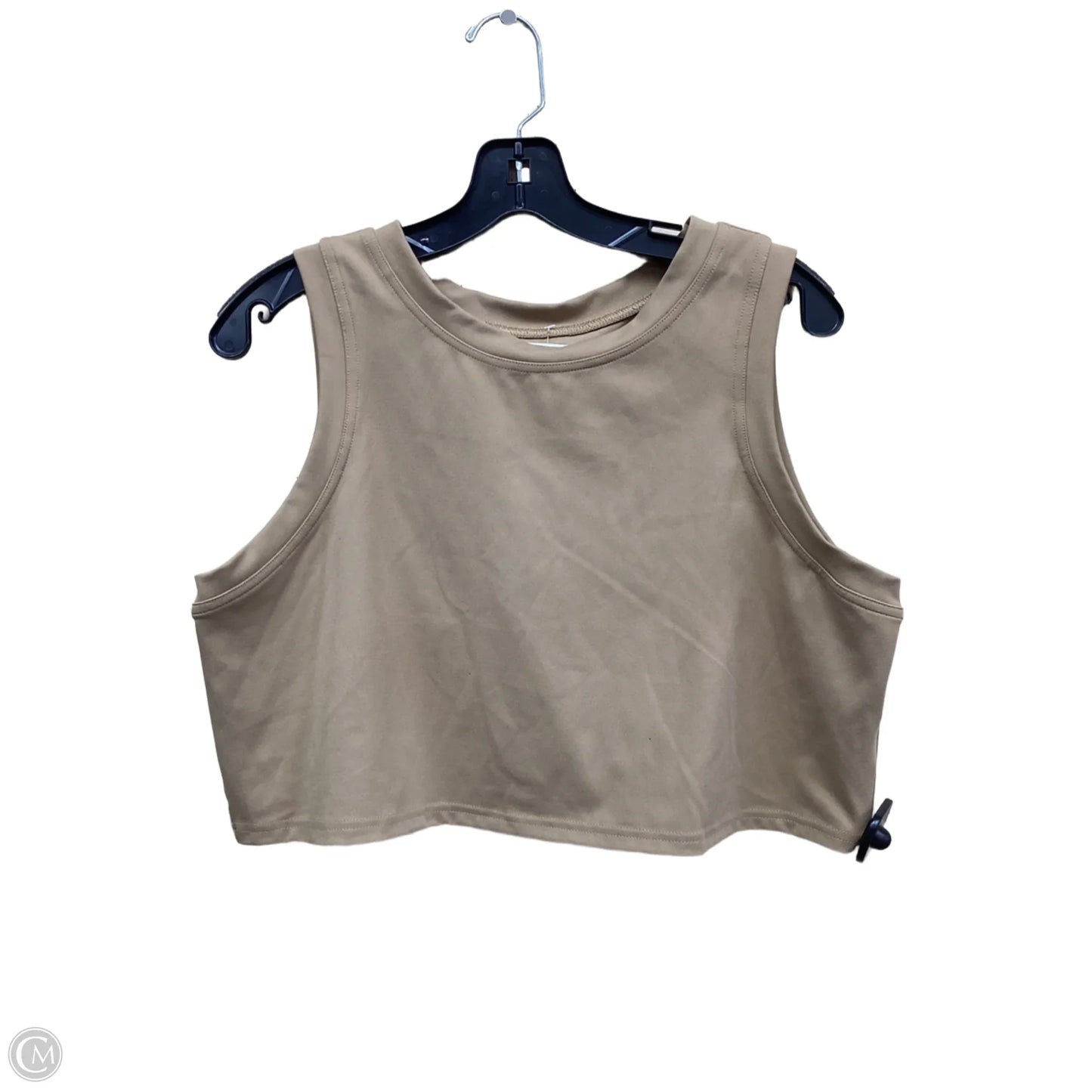 Athletic Tank Top By Dsg Outerwear In Tan, Size: 1x