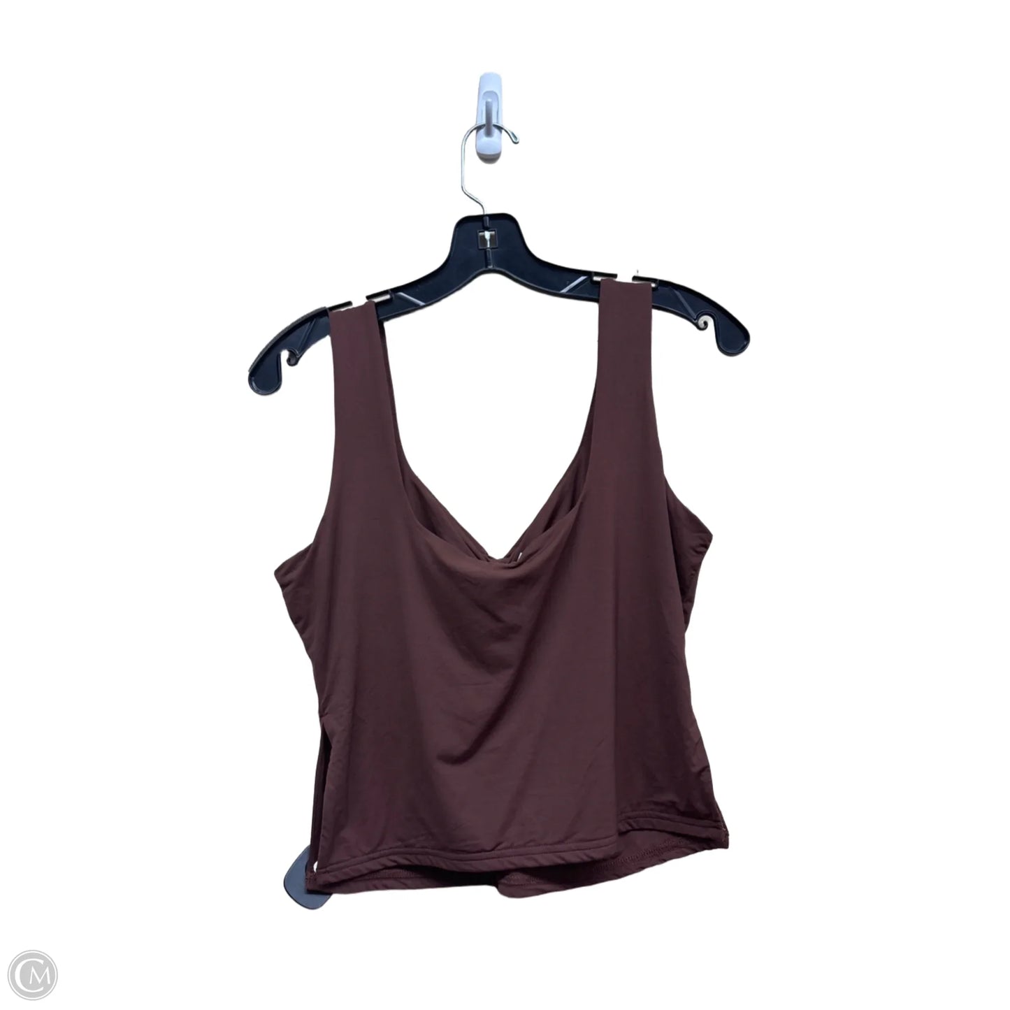 Top Sleeveless By Clothes Mentor In Brown, Size: L